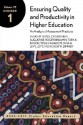 Ensuring Quality and Productivity in Higher Education: An Analysis of Assessment Practices: Ashe-Eric Higher Education Report - Dennis J. Gayle, Catherine H. Augustine, Roger Benjamin