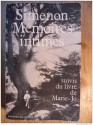 Intimate Memoirs: Including Marie-Jo's Book - Georges Simenon, Harold J. Salemson