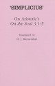 On Aristotle's "On the Soul 3.1 5" - Simplicius, H.J. Blumenthal