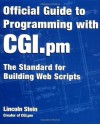 Official Guide to Programming with CGI.pm - Lincoln Stein