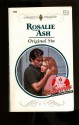 Original Sin (Harlequin Presents, No 1723) - Rosalie Ash