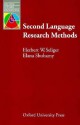 Second Language Research Methods - Herbert W. Seliger, Elana Shohamy