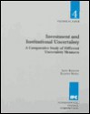 Investment And Institutional Uncertainty: A Comparative Study Of Different Uncertainty Measures - Aymo Brunetti, Beatrice Weder