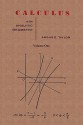 Calculus with Analytic Geometry by Angus E. Taylor Vol. 1 - Angus E. Taylor, Richard Bozulich