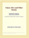 Taken Alive and Other Stories - Edward Payson Roe