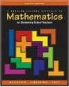 A Problem Solving Approach to Mathematics for Elementary School Teachers - Debra W. Lee, Shlomo Libeskind, Johnny W. Lott, Debra W. Lee