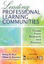 Leading Professional Learning Communities: Voices From Research and Practice - Shirley M. Hord, William A. Sommers