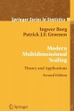 Modern Multidimensional Scaling: Theory and Applications - Ingwer Borg, Patrick J. F. Groenen