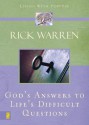 God's Answers to Life's Difficult Questions (Living with Purpose) - Rick Warren