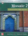 Mosaic Level 2 Listening/Speaking Student Book with Audio Highlights; Listening Speaking Key Code for E-Course Pack - Jami Hanreddy, Elizabeth Whalley