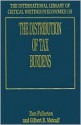 The Distribution of Tax Burdens - Don Fullerton, Mark Blaug, Gilbert Metcalf