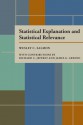 Statistical Explanation and Statistical Relevance - Wesley C. Salmon, Richard C. Jeffrey, James G. Greeno