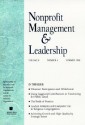 Nonprofit Management & Leadership, No. 4, Fall 1999 - Dennis R. Young, Jossey-Bass Publishers