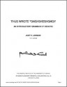 Thus Wrote 'Onchsheshonqy: An Introductory Grammar Of Demotic - Janet H. Johnson