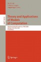 Theory and Applications of Models of Computation: Third International Conference, Tamc 2006, Beijing, China, May 15-20, 2006, Proceedings - Jin-Yi Cai, S. Barry Cooper, Angsheng Li