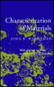 Characterization of Materials - John B. Wachtman