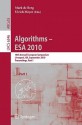 Algorithms - ESA 2010: 18th Annual European Symposium, Liverpool, UK, September 6-8, 2010, Proceedings, Part I - Mark de Berg