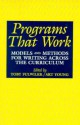 Programs That Work - Toby Fulwiler, Art Young