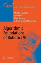 Algorithmic Foundations of Robotics VI - Michael Erdmann, David Hsu, Mark Overmars, A. Frank van der Stappen