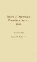 Index of American Periodical Verse 1999 - Rafael Catala, James D. Anderson