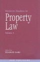 Modern Studies in Property Law, Volume 4 - Elizabeth Cooke