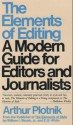 The Elements of Editing - Arthur Plotnick