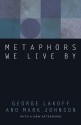 Metaphors We Live By - George Lakoff, Mark Johnson