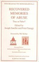 Recovered Memories of Abuse: True or False? - Peter Fonagy, Joseph Sandler