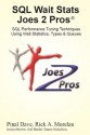 SQL Wait Stats Joes 2 Pros: SQL Performance Tuning Techniques Using Wait Statistics, Types & Queues - Rick Morelan, Pinal Dave, Simon Nicholson, Joel Joel Heidal, Jessica Brown