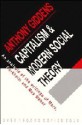 Capitalism and Modern Social Theory: An Analysis of the Writings of Marx, Durkheim and Max Weber - Anthony Giddens