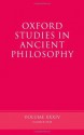 Oxford Studies in Ancient Philosophy: Volume 34 - David Sedley