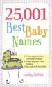 25,001 Best Baby Names - Lesley Bolton