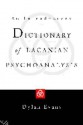 An Introductory Dictionary of Lacanian Psychoanalysis - Dylan Evans