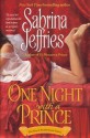 One Night With A Prince (The Royal Brotherhood Series, Book 2) - Sabrina Jeffries
