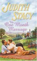 The One Month Marriage - Judith Stacy