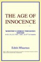 The Age of Innocence (Webster's German Thesaurus Edition) - Edith Wharton