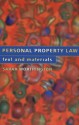 Personal Property Law: Text And Materials - Sarah Worthington