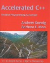 Accelerated C++: Practical Programming by Example - Andrew Koenig, Barbara E. Moo