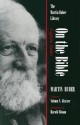 On the Bible: Eighteen Studies (Martin Buber Library) - Harold Bloom, Martin Buber, Nahum Norbert Glatzer