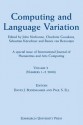 Computing and Language Variation: International Journal of Humanities and Arts Computing Volume 2 - John Nerbonne, Charlotte Gooskens, Renee van Bezooijen, Sebastian Kurschner