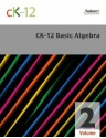 CK-12 Basic Algebra, Volume 2 Of 2 - CK-12 Foundation