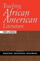 Teaching African American Literature - Maryemma Graham, Sharon Pineault-Burke