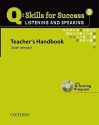 Q: Skills for Success - Listening & Speaking 3: Teacher Book - Miles Craven, Kristin D. Sherman