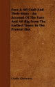 Fore & Aft Craft and Their Story - An Account of the Fore and Aft Rig from the Earliest Times to the Present Day - E. Chatterton