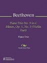 Piano Trio No. 3 in C Minor, Op. 1, No. 3 (Violin Part) - Ludwig van Beethoven