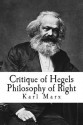 Critique of Hegels Philosophy of Right - Karl Marx