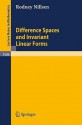 Difference Spaces and Invariant Linear Forms - Rodney Nillsen, A. Dold, B. Eckmann, F. Takens