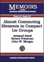 Almost Commuting Elements in Compact Lie Groups - Peter W. Niemann, Robert Friedman, John W. Morgan, Peter W. Niemann