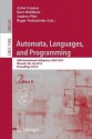 Automata, Languages, and Programming: 39th International Colloquium, Icalp 2012, Warwick, UK, July 9-13, 2012, Proceedings, Part II - Artur Czumaj, Kurt Mehlhorn, Andrew Pitts