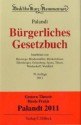 Bürgerliches Gesetzbuch - Deutscher Gesetzgeber, Otto Palandt